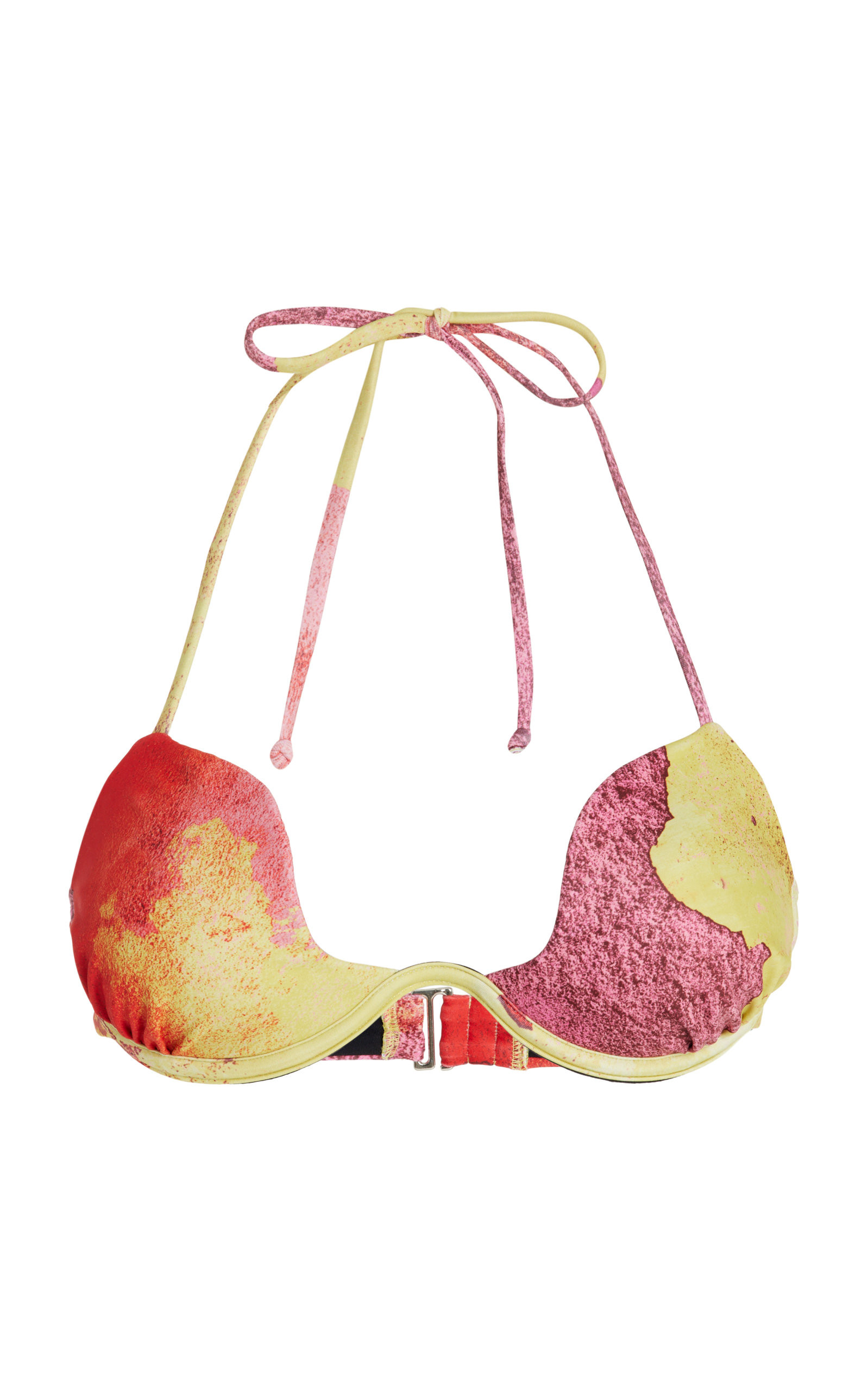 Andrea Iyamah - Women's Gura Corset Waist Bikini Top - Print - M - Moda Operandi | Moda Operandi (Global)