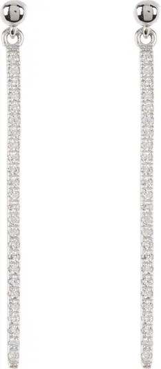 Adornia Swarovski Crystal Drop Bar Earrings | Nordstromrack | Nordstrom Rack