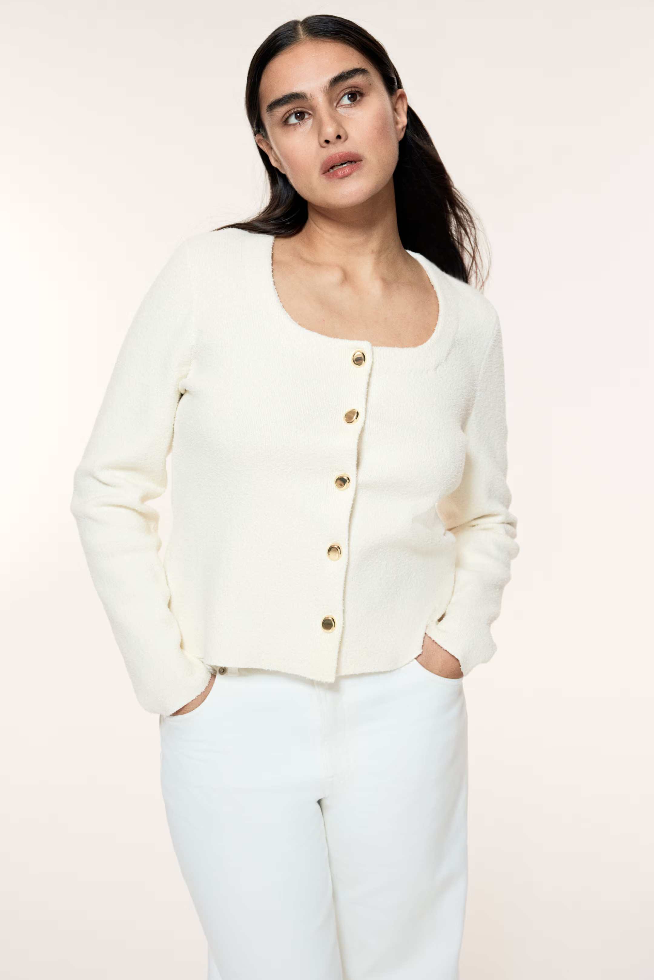 Cardigan with Defined Waist | H&M (US + CA)