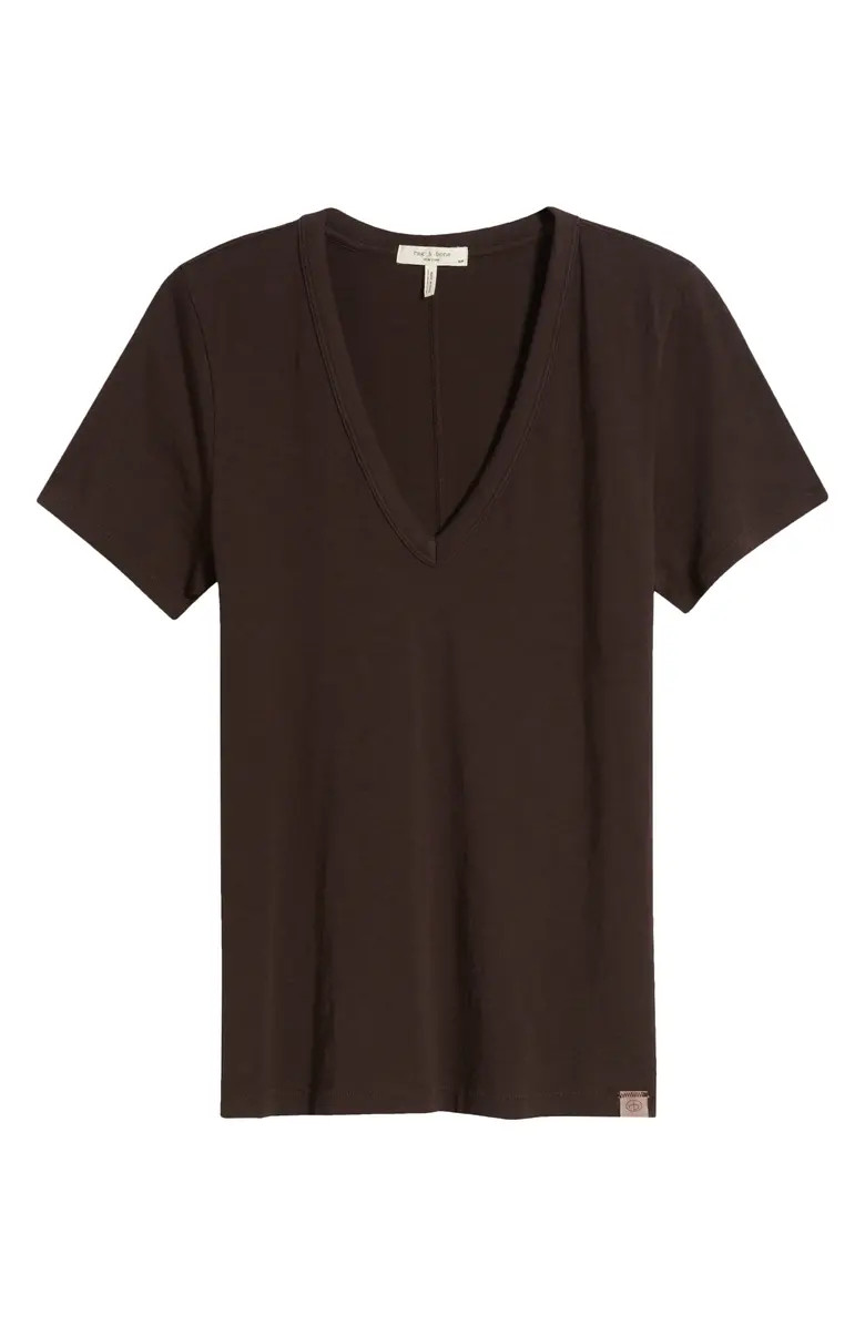 The Slub V-Neck Organic Pima Cotton T-Shirt | Nordstrom