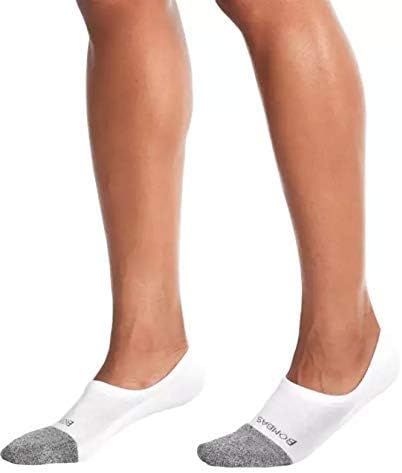 Bombas Womens Cushioned No Show Socks,(White,Medium) | Amazon (US)