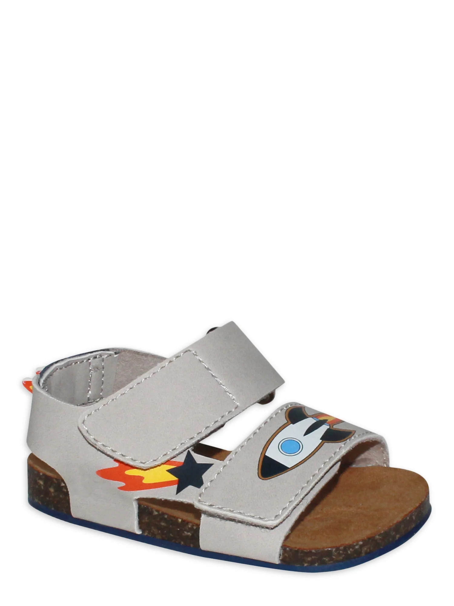 Wonder Nation Baby Boy Space Sandals, Sizes 2-6 | Walmart (US)