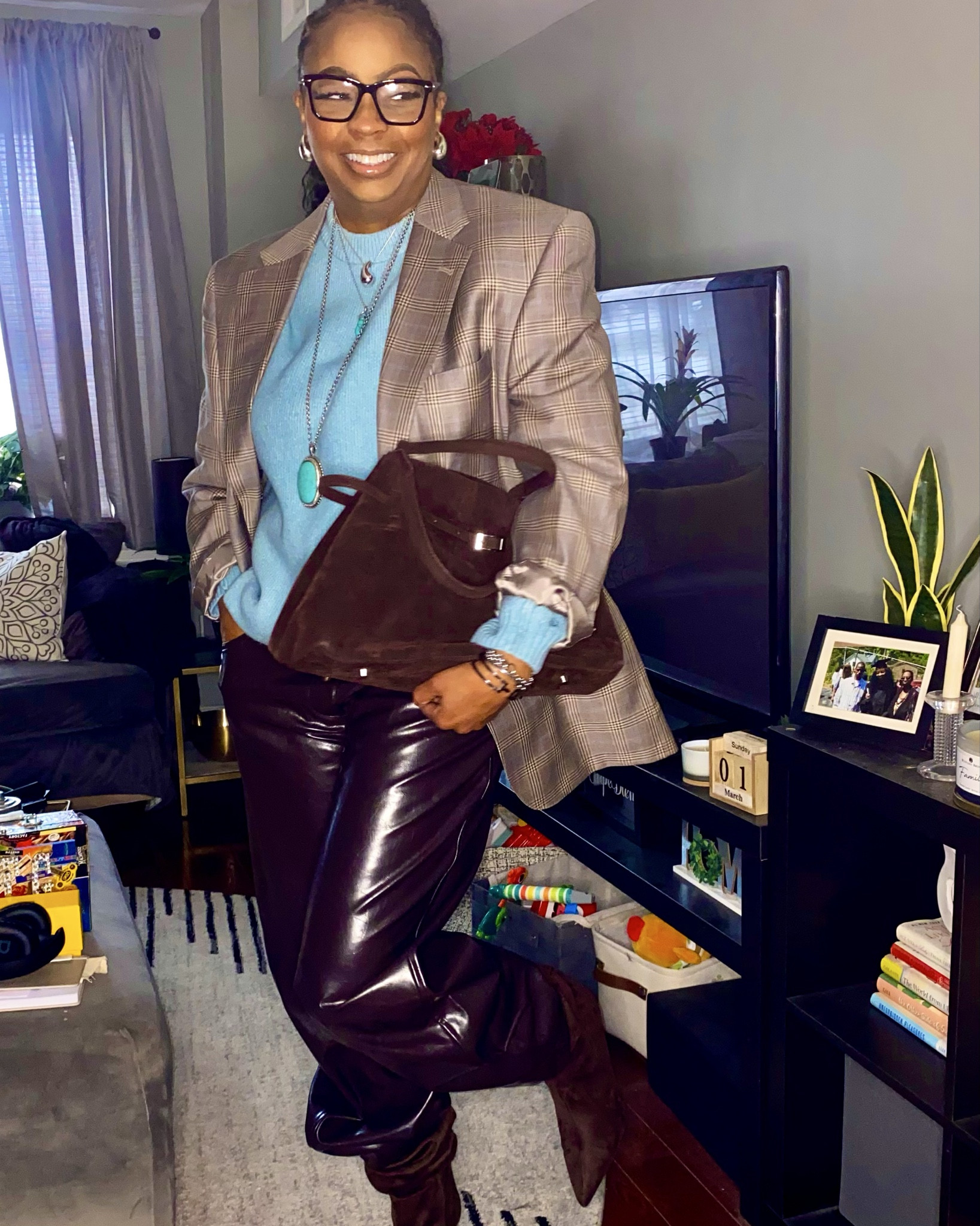 Chocolate & Teal is a whole vibe

#LTKTall #LTKBeauty #LTKOver40