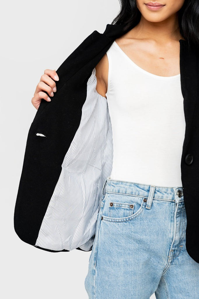 Notch Collar Blazer | Gibson