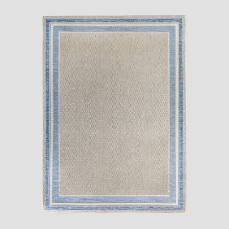 Tonal Border Outdoor Rug - Threshold™ | Target