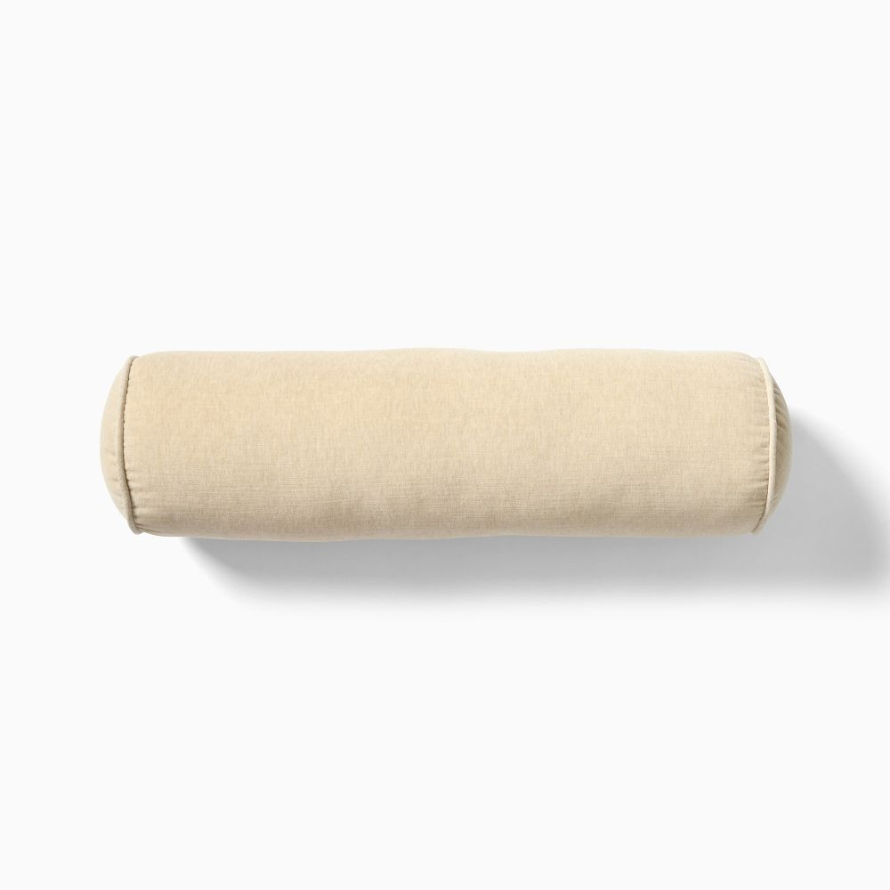 Classic Cotton Velvet Bolster Pillow | West Elm (US)