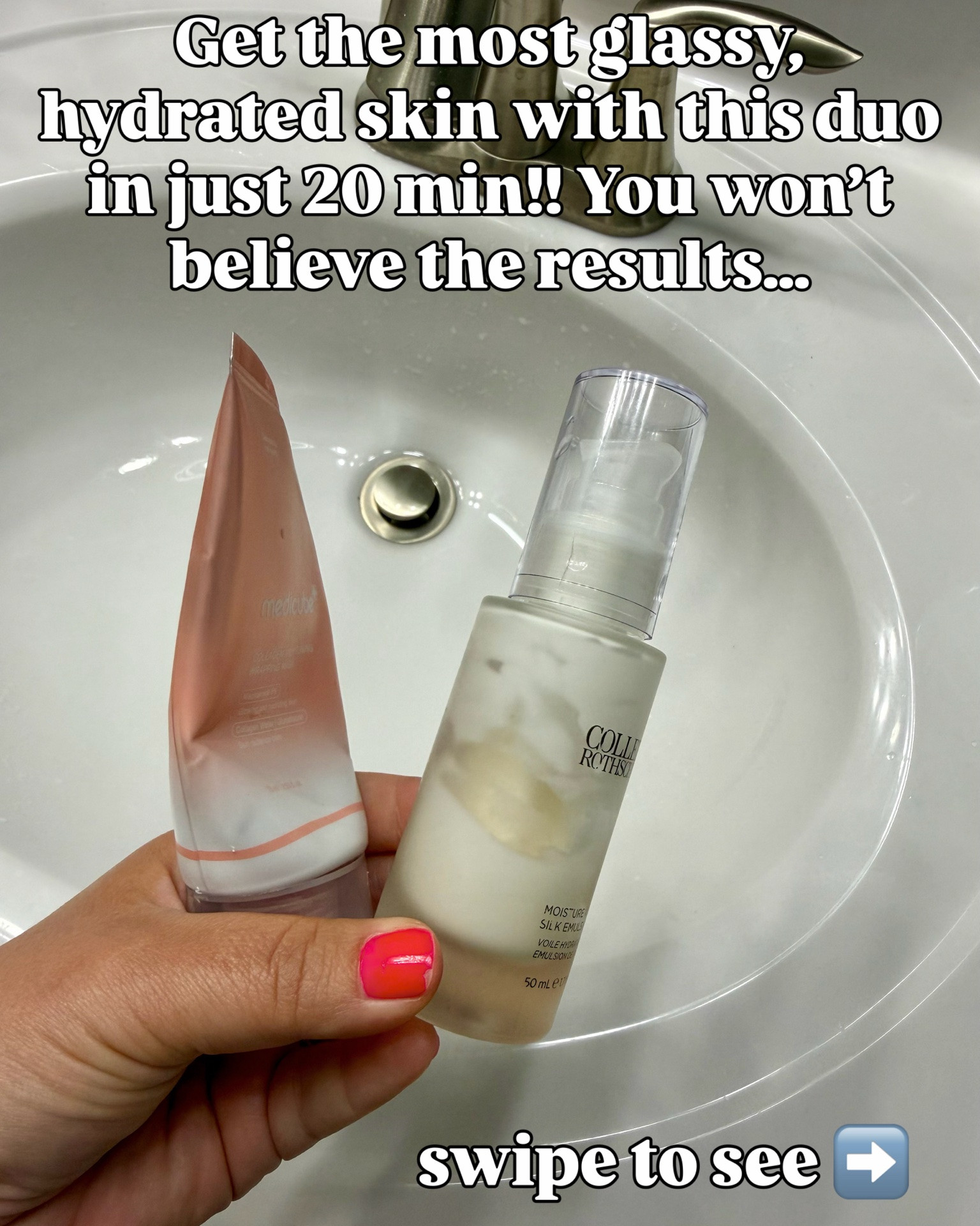You can about see your reflection in my skin!! I loooove this moisturizer, a little more spendy but worth every penny! And the mask is under $20 so it cost averages to be an affordable duo…it’s called girl math 🤷🏼‍♀️🤣 @Colleen Rothschild

#LTKselfcare #LTKOver40 #LTKBeauty
