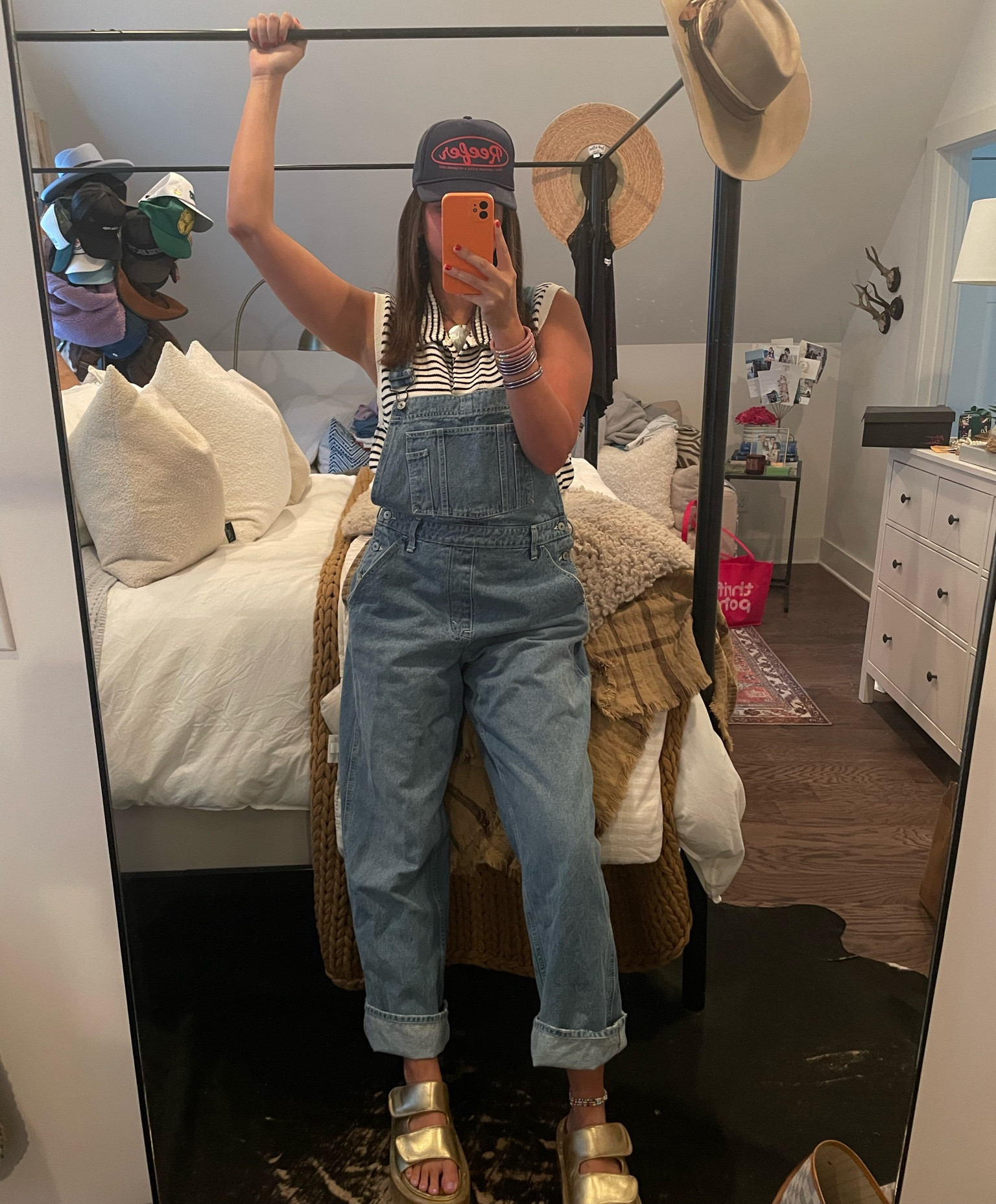 OOTD @ the office!!! #overalls #ootd #summerfits