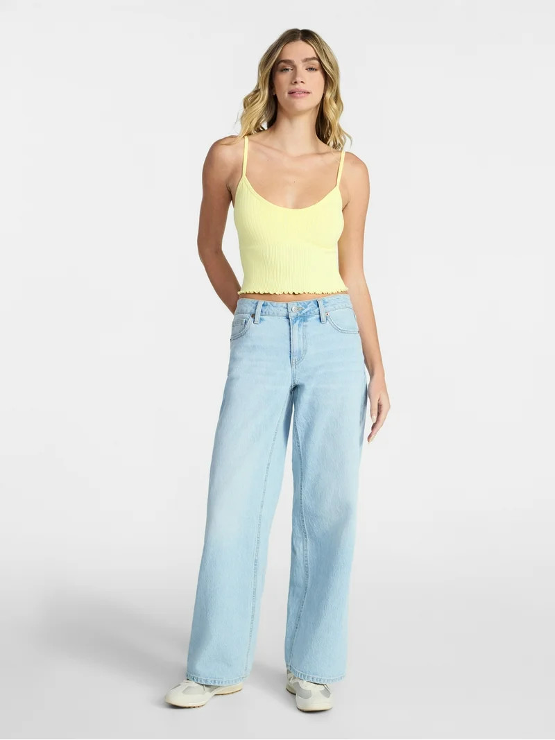 No Boundaries Seamless Scoop Neck Brami, Women’s & Women's Plus XXS-4X | Walmart (US)