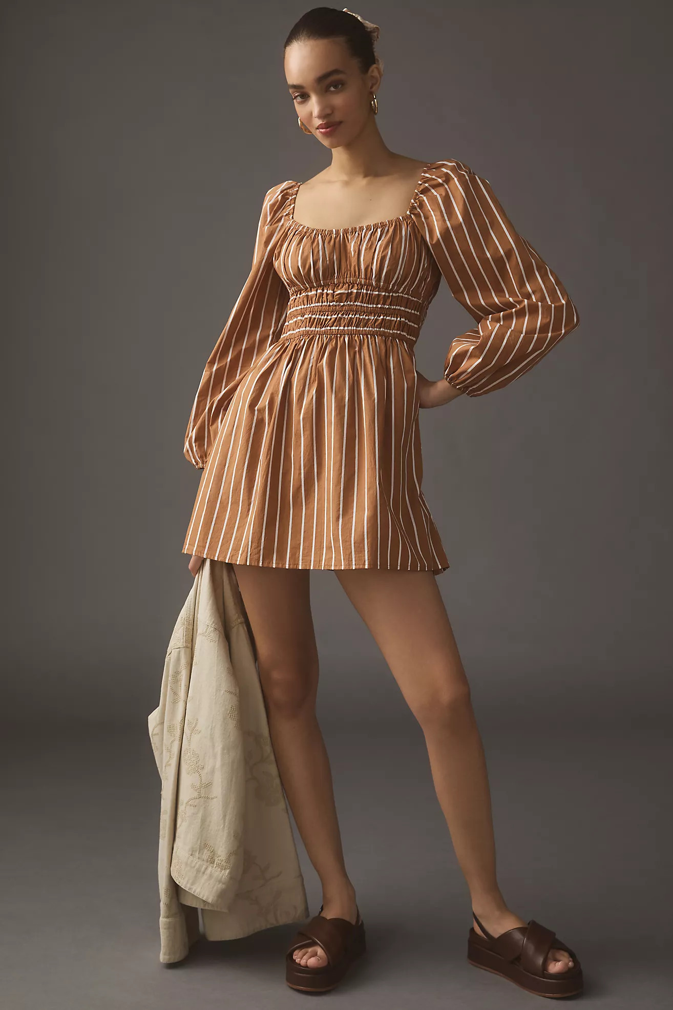 Faithfull Striped Mini Dress | Anthropologie (US)