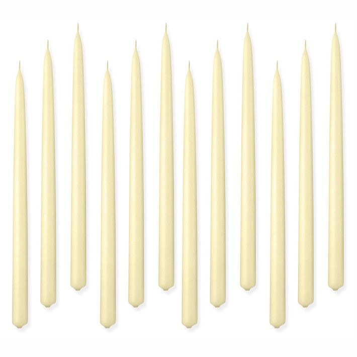 Tiny Taper Candle Set, Ivory | Williams-Sonoma