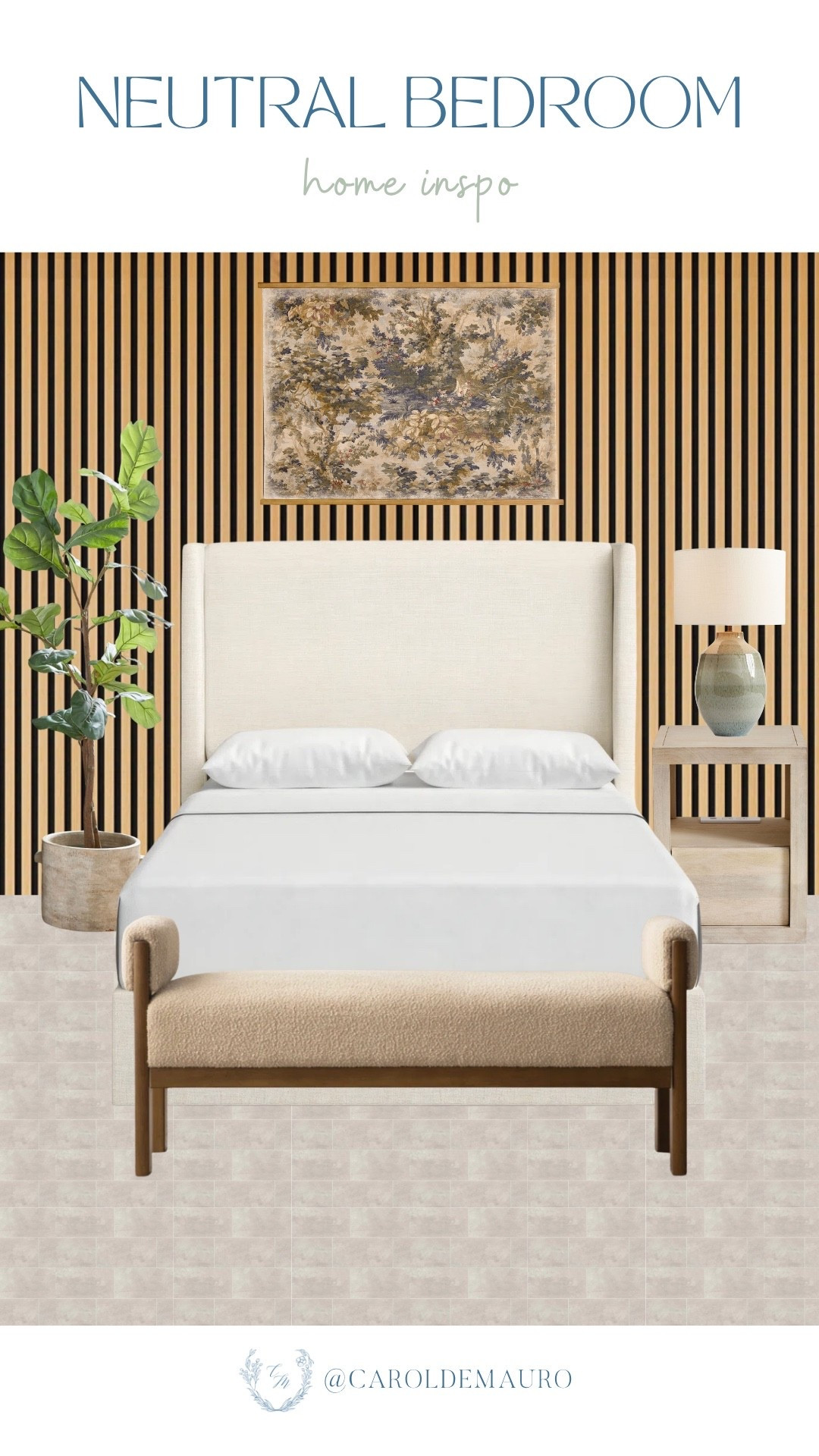 Create the ultimate cozy neutral bedroom! You can make a calm space to unwind with a textured bench, statement wall art, a cozy bed, a neutral rug, and so much more.

bedroom furniture, affordable decor, modern home, neutral style, nightstand inspo, lighting fixtures, wall art, minimalist aesthetic

#LTKSeasonal #LTKHome #LTKU