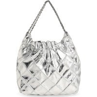 Tory Burch 'Fleming' Mini Bag In Silver Lear | Balardi (US & Canada)