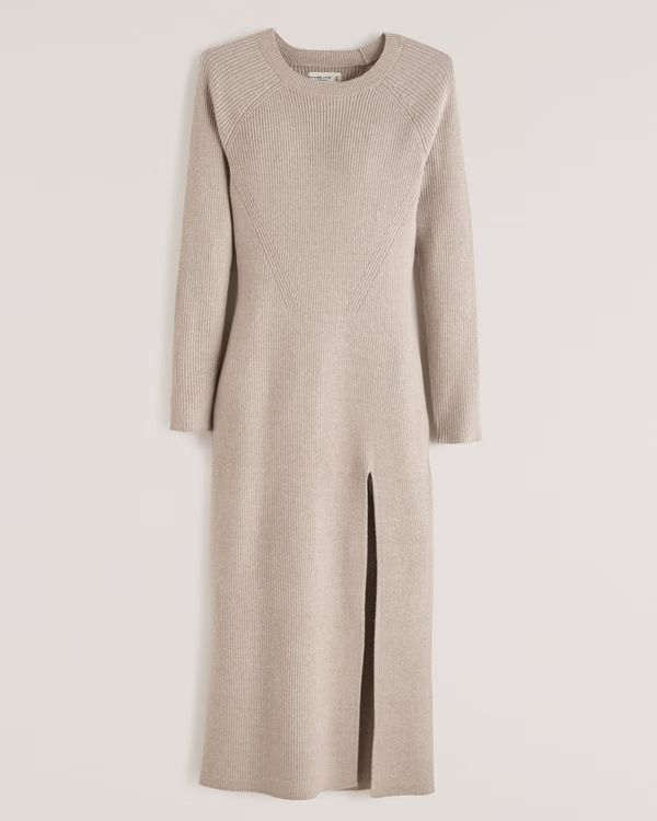 Long-Sleeve Maxi Sweater Dress | Abercrombie & Fitch (US)