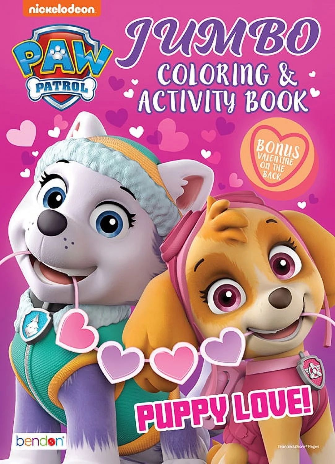PAW Patrol Valentine's Day 64 Page Jumbo Coloring Book | Walmart (US)