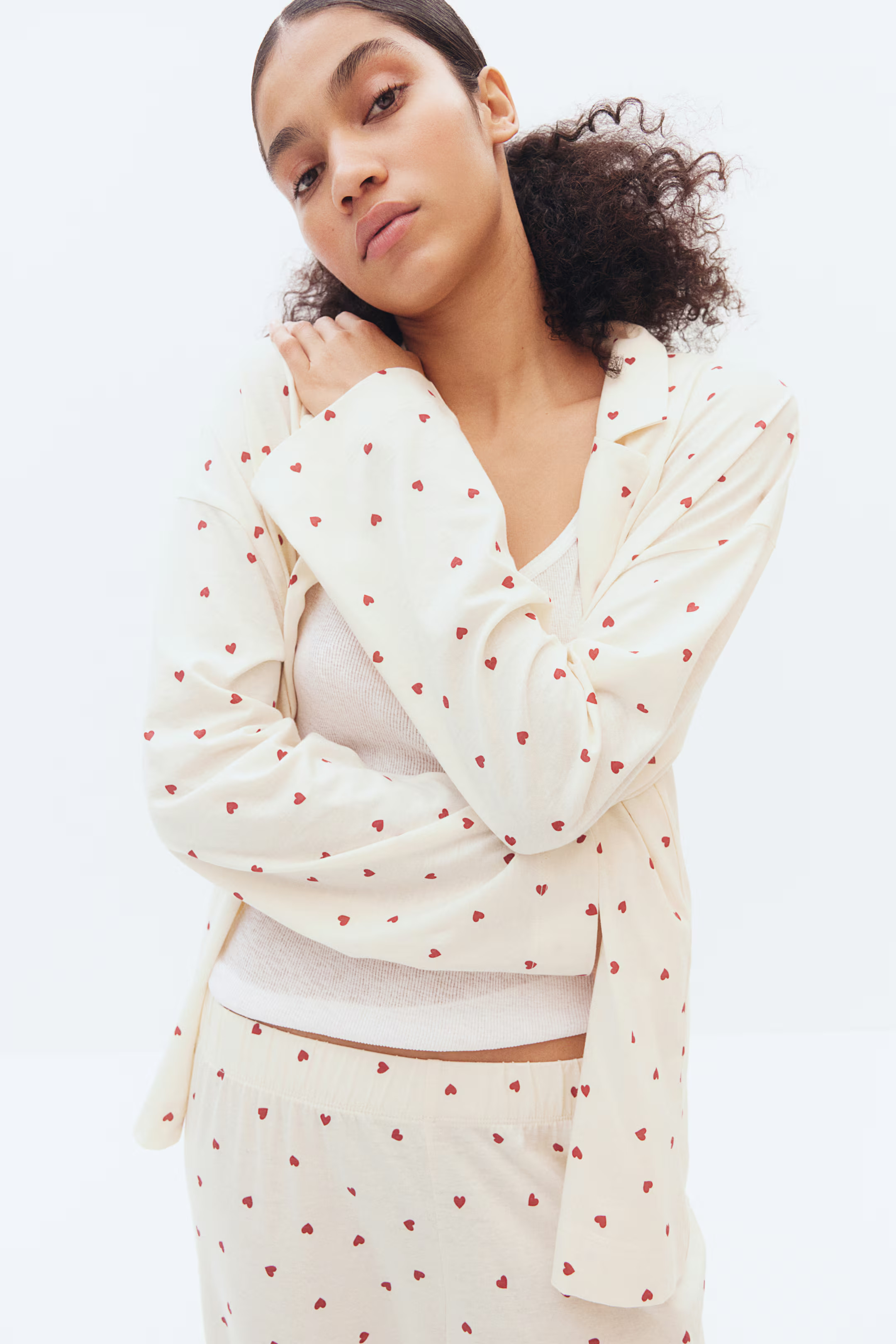 Patterned jersey pyjamas | H&M (UK, MY, IN, SG, PH, TW, HK)