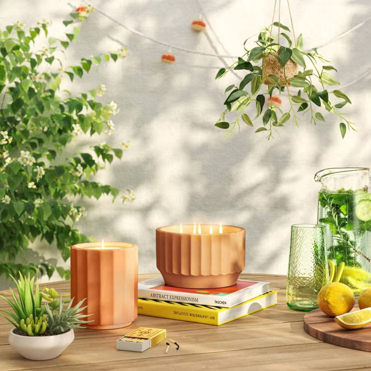 12" Artificial Hanging Clematis Basket Leaf Green - Threshold™ | Target