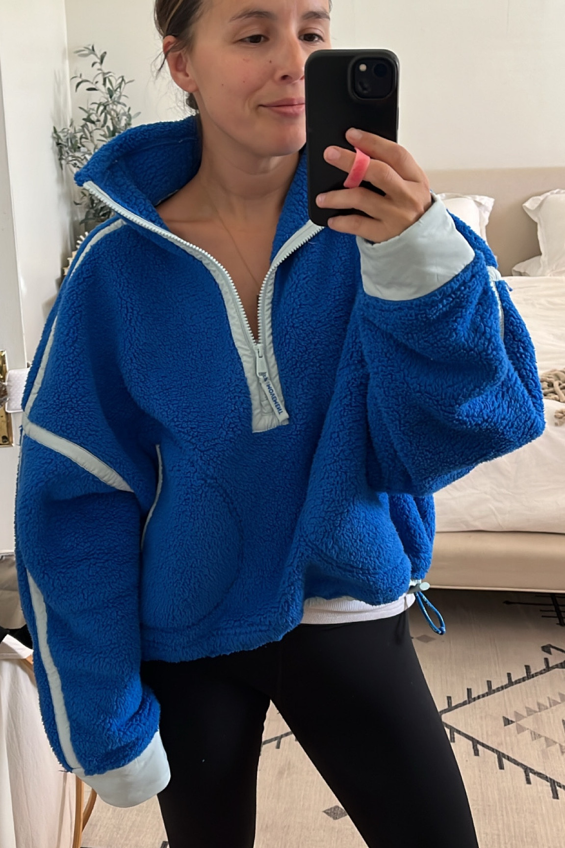 Half zip free people fleece- wearing a small. Comes in lots of colors!

#LTKHoliday #LTKfitness #LTKGiftGuide