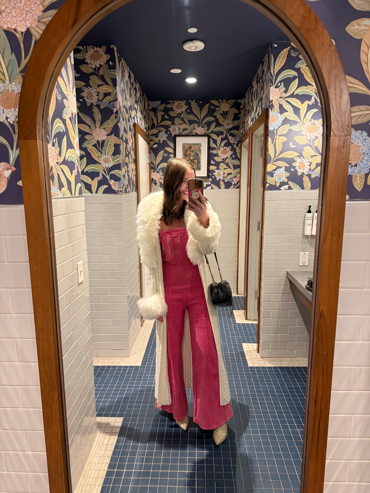 Could not pass up this pink jumpsuit! Wearing a medium! It’s 30% off with AMBERC30 

+ my faux trim cardigan has been one of my most worn pieces in my closet this season! Wearing a small! 

#LTKSeasonal #LTKSaleAlert #LTKValentine