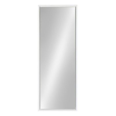 16" x 48" Evans Framed Wall Panel Mirror White - Kate and Laurel | Target