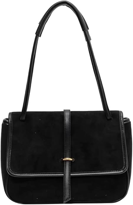 Mudono Handbags for Women Soft Suede Tote Bag Spacious Square Shoulder Purse Vintage Crossbody Me... | Amazon (US)