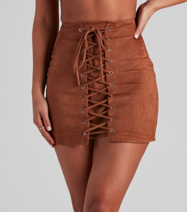 Next Level Faux Suede Mini Skirt | Windsor Stores