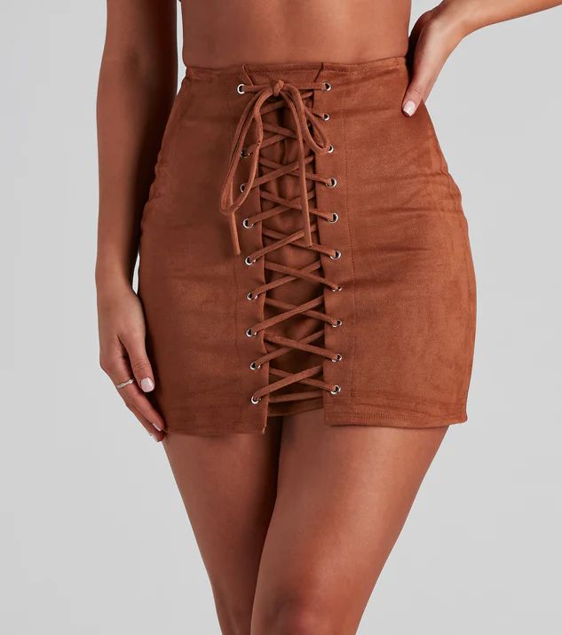 Next Level Faux Suede Mini Skirt | Windsor Stores
