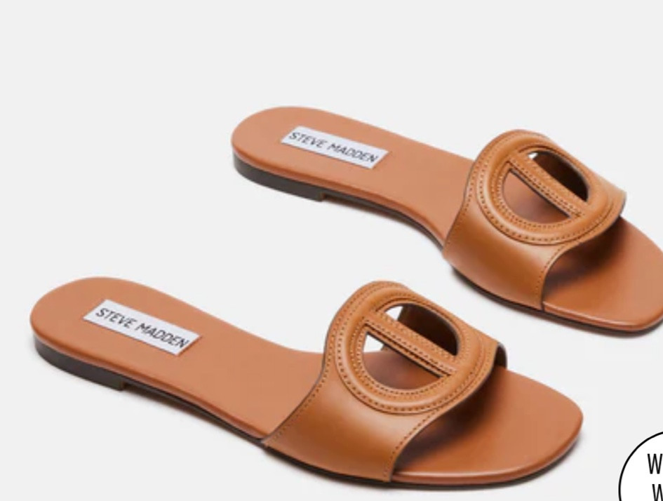 These Steve Madden slides look designer!  

#LTKstyletip #LTKshoecrush #LTKfindsunder100