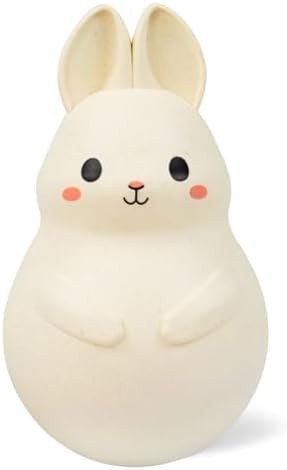 Tiger Tribe: Roly Poly - Bunny - Soft Silicone, ECO Bio-Plastic, Twinkling Sound, Soothing Sensor... | Amazon (US)