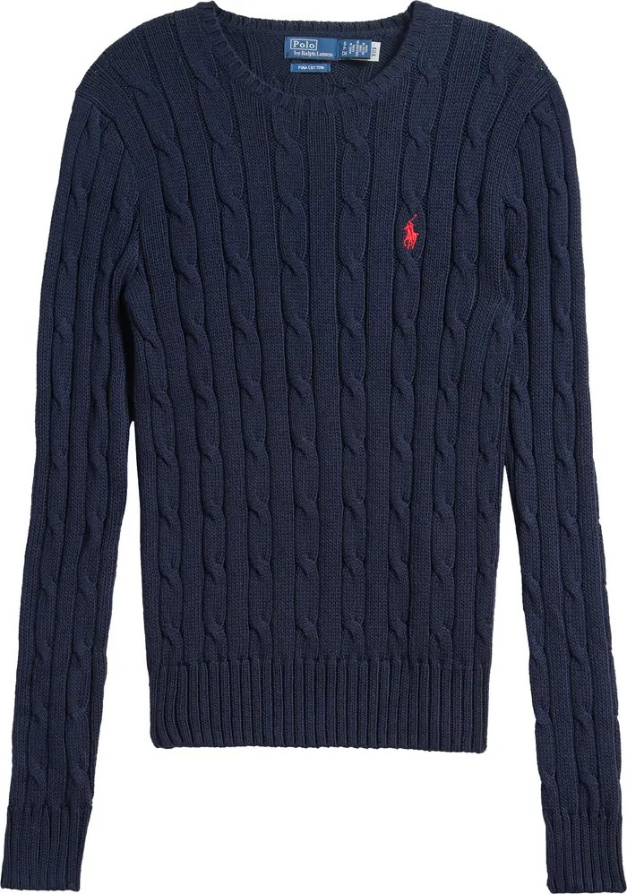 Polo Ralph Lauren Cotton Cable Knit Sweater | Nordstrom | Nordstrom