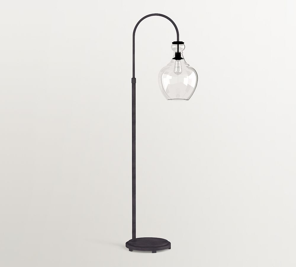 Flynn Recycled Glass Floor Lamp (65") | Pottery Barn (US)
