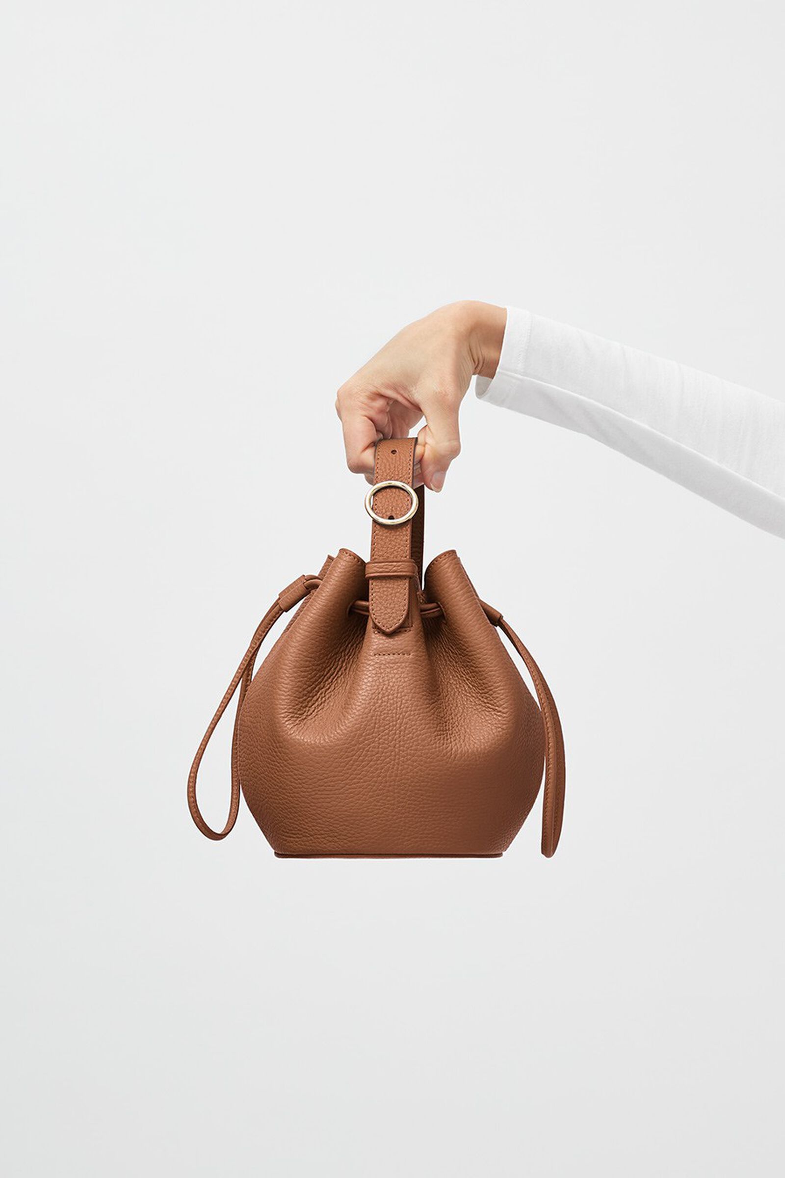 Mini Drawstring Bucket Bag | Cuyana