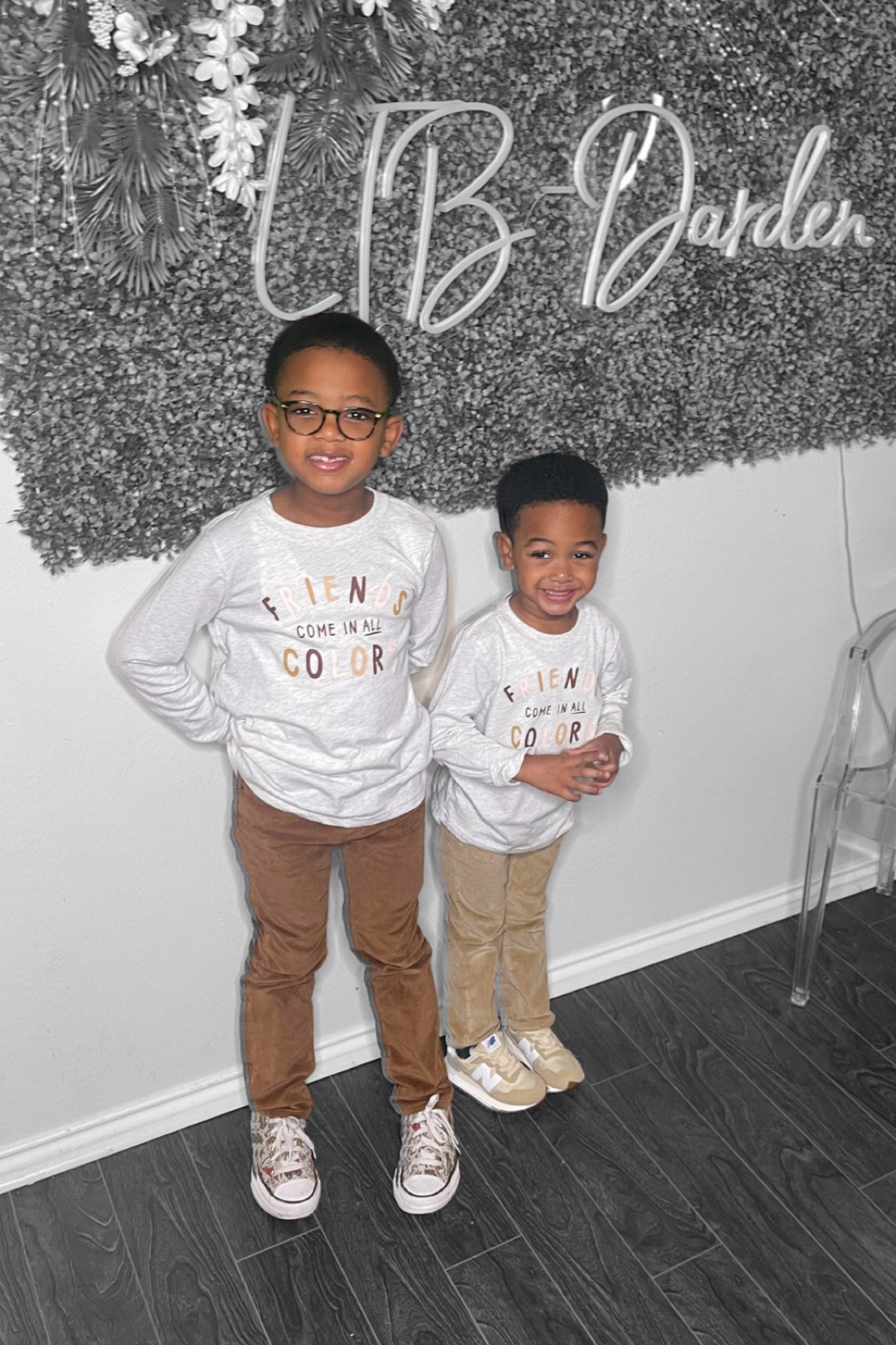 Friends come in all colors 🤎🖤🤍 #kidsfashion #boymom #cutekids #styledbymom #boysfashion #boys #newbalance #carters #converse #warbyparkerkids #flylittleguy #flyguys #kidscorduroy #kidsnewbalance #kidsconverse 

#LTKunder100 #LTKkids #LTKfamily