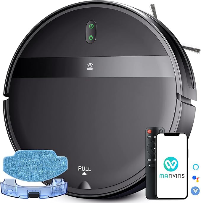 Robot Vacuum and Mop Combo, Tangle-Free Powerful Suction, Robotic Vacuum Cleaner - Alexa & App Sc... | Amazon (US)