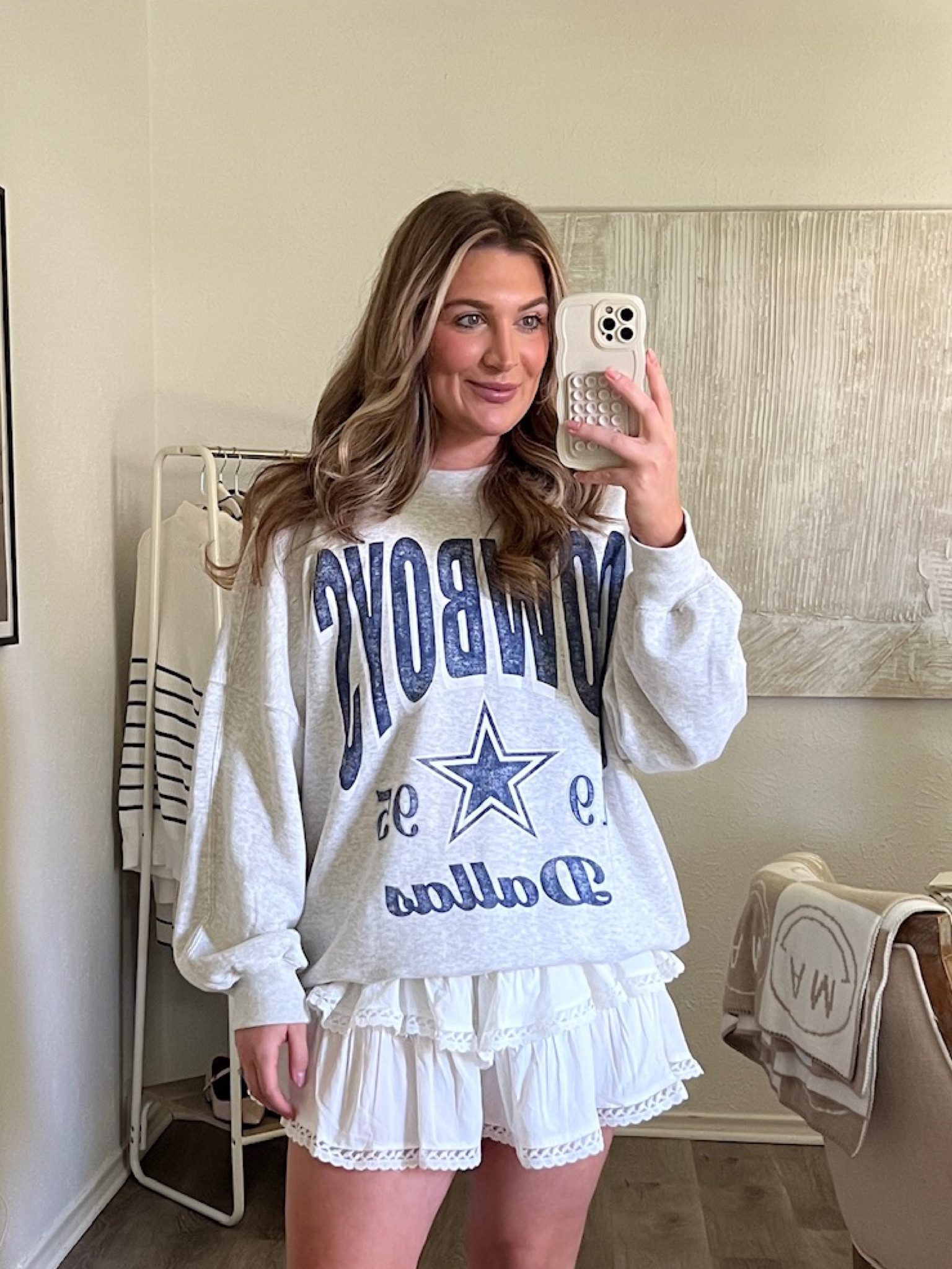 A favorite of last year! On sale! I’m in a large 

NFL sweatshirt season, DALLAS Cowboys Sweatshirt, game day style

#LTKStyleTip #LTKSaleAlert