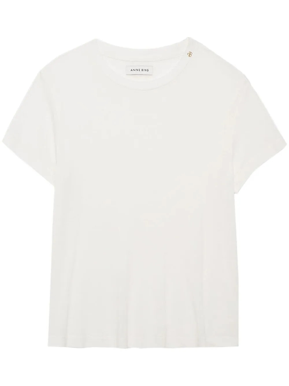 ANINE BING Amani round-neck T-shirt  - Farfetch | Farfetch Global
