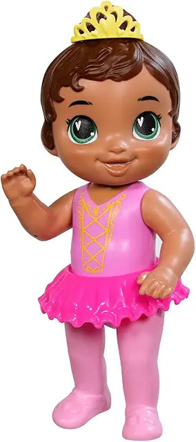 Baby Alive, Boneca, Princesa Bailarina - Cabelos Castanhos, Tiara Removível, 26 cm - A partir de 3 Anos | Amazon (BR)