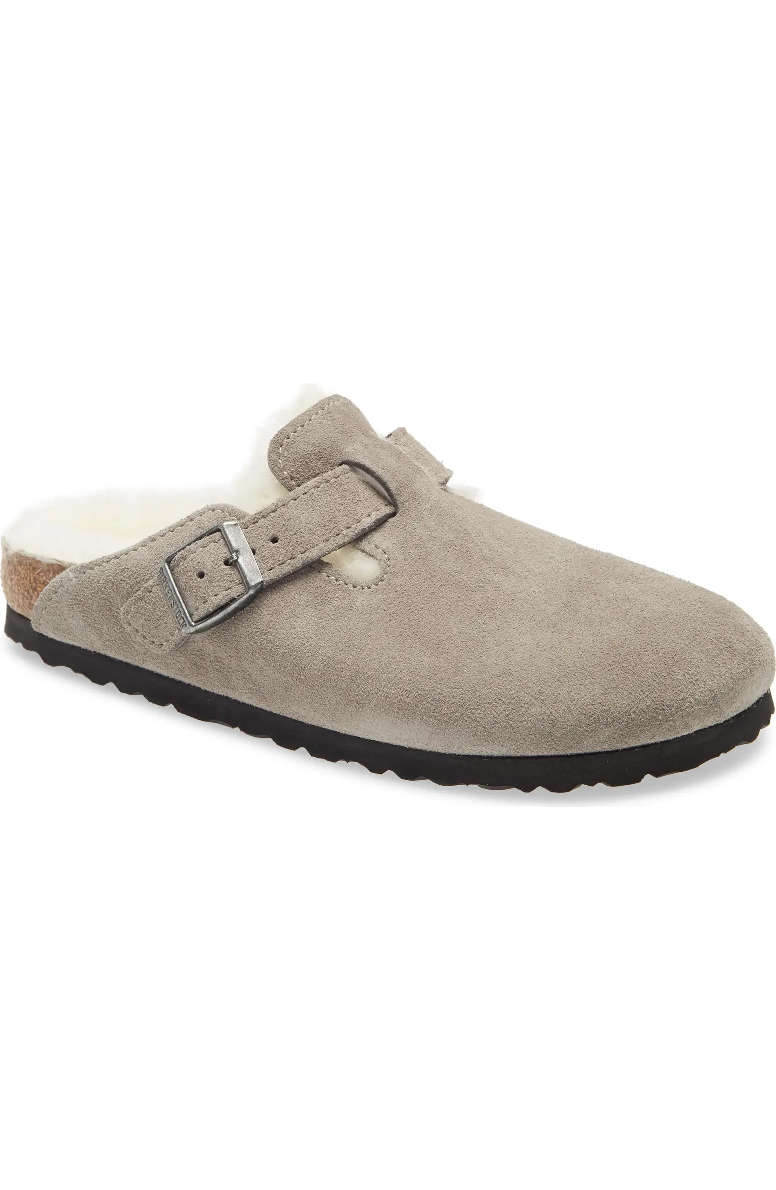 Birkenstock Boston Genuine Shearling Lined Clog (Women) | Nordstrom | Nordstrom
