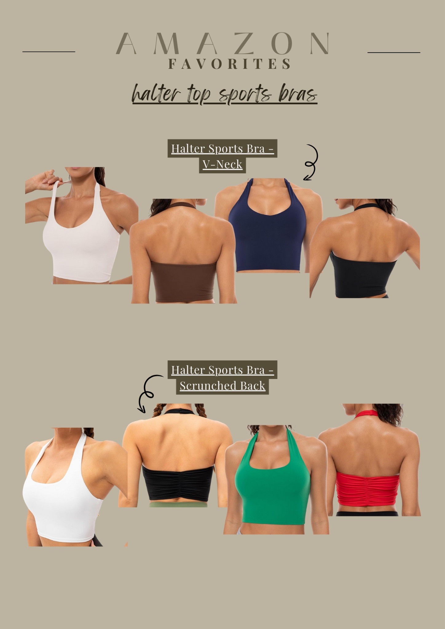 The best Amazon Halter Top Sports Bras!!

#LTKFitness #LTKWorkwear