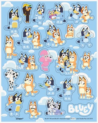 Bluey Sticker Sheet Favors - 92 Stickers | Michaels | Michaels Stores
