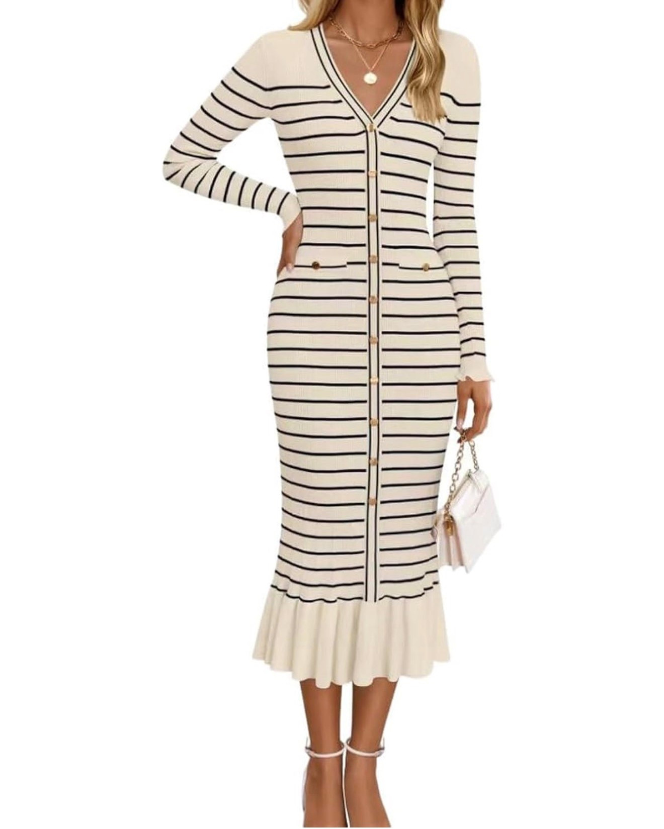 Winter outfit
V-Neck Knitted Sweater Dress ,Knitted Long Dress


#LTKHoliday #LTKSeasonal #LTKGiftGuide