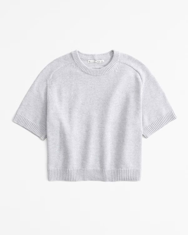 Women's The A&F Madeline Crew Sweater Tee | Women's Tops | Abercrombie.com | Abercrombie & Fitch (US)