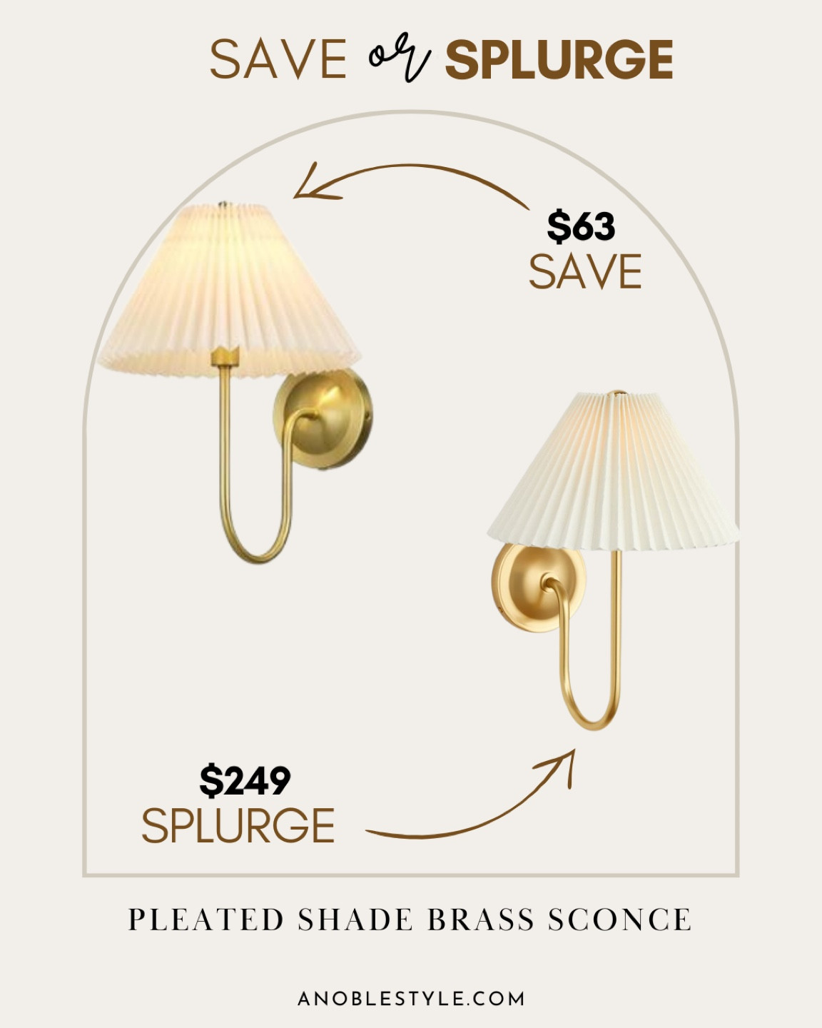 Pleated shade brass sconce save or splurge. 

Pleated shade sconce, brass sconce, wall sconce, vintage lighting, brass lighting, linen shade sconce, living room sconce, dining room sconce, daily dupe, look for less, budget friendly finds, rejuvenation dupe, rejuvenation crissey sconce

#LTKHome #LTKStyleTip #LTKFindsUnder100