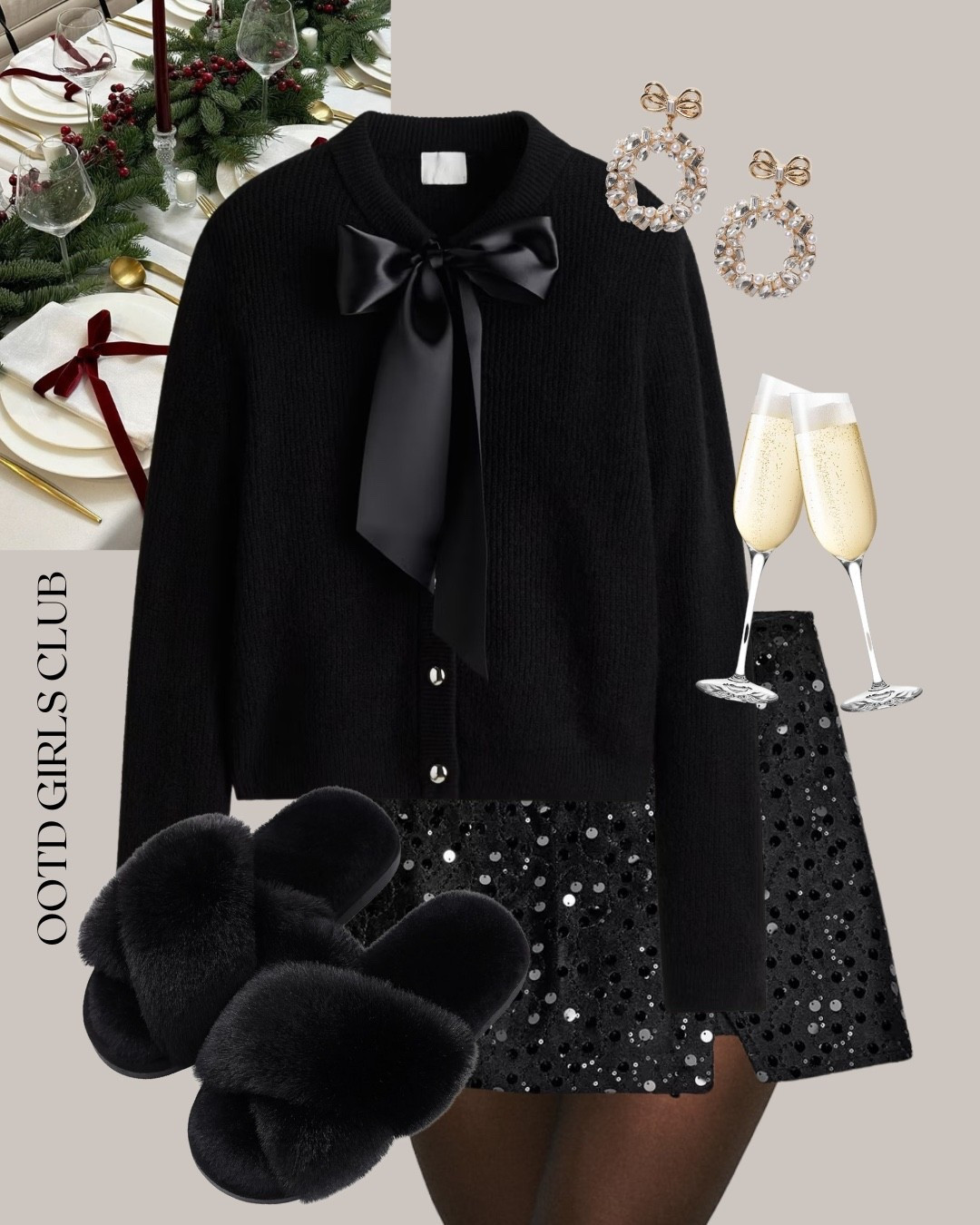 Glam for Christmas Day - festive outfit idea 

#LTKwinter #LTKfestive #LTKstyletip