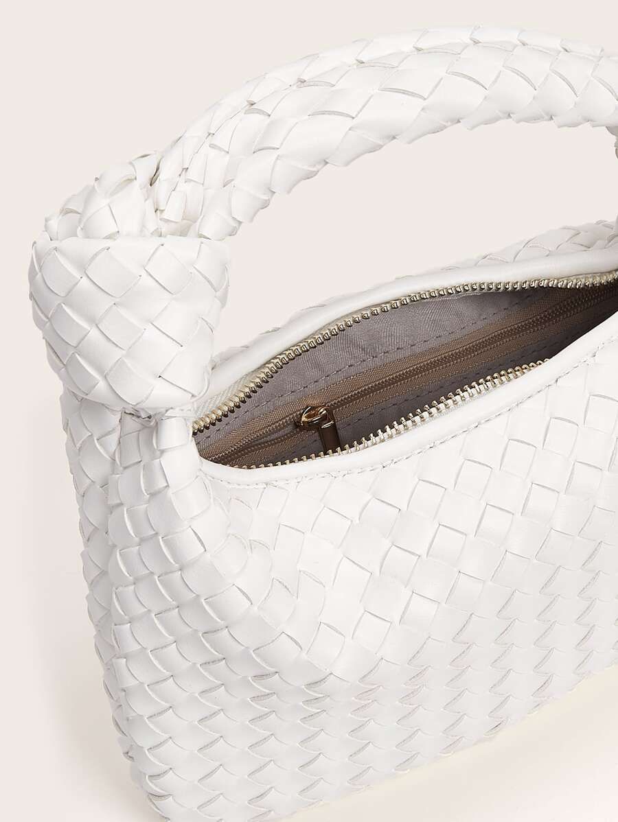 Knot Decor Braided Design Satchel Bag | SHEIN