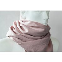 Blush Pink Linen Scarf - Elegant Eco-Friendly Mask | Etsy (US)