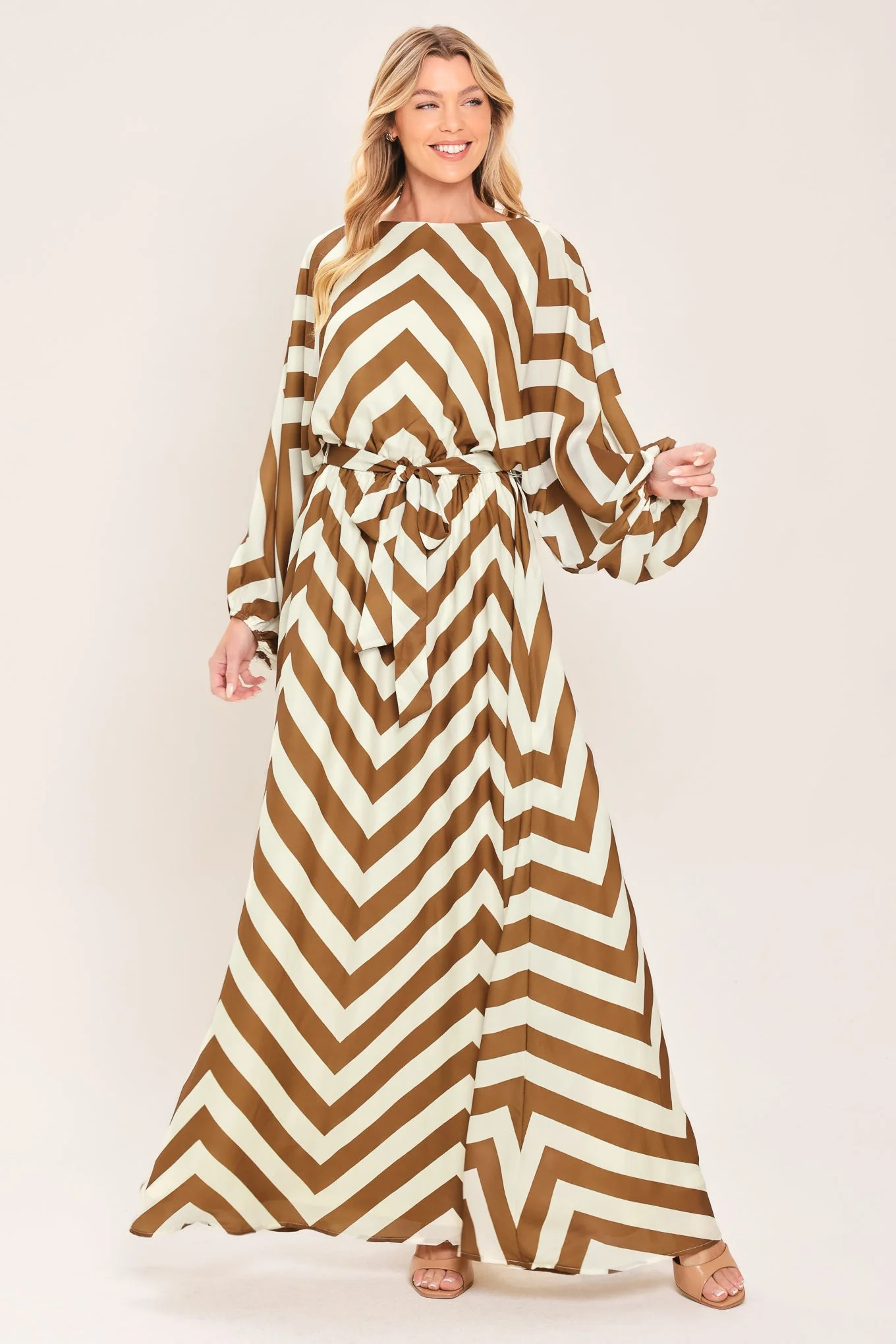 Resort Chevron Woven Maxi Dress | Zulily