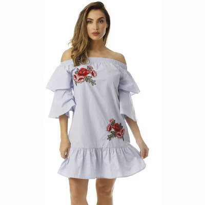 Cocoom Bell Sleeve Dress with Floral Embroidery | Target