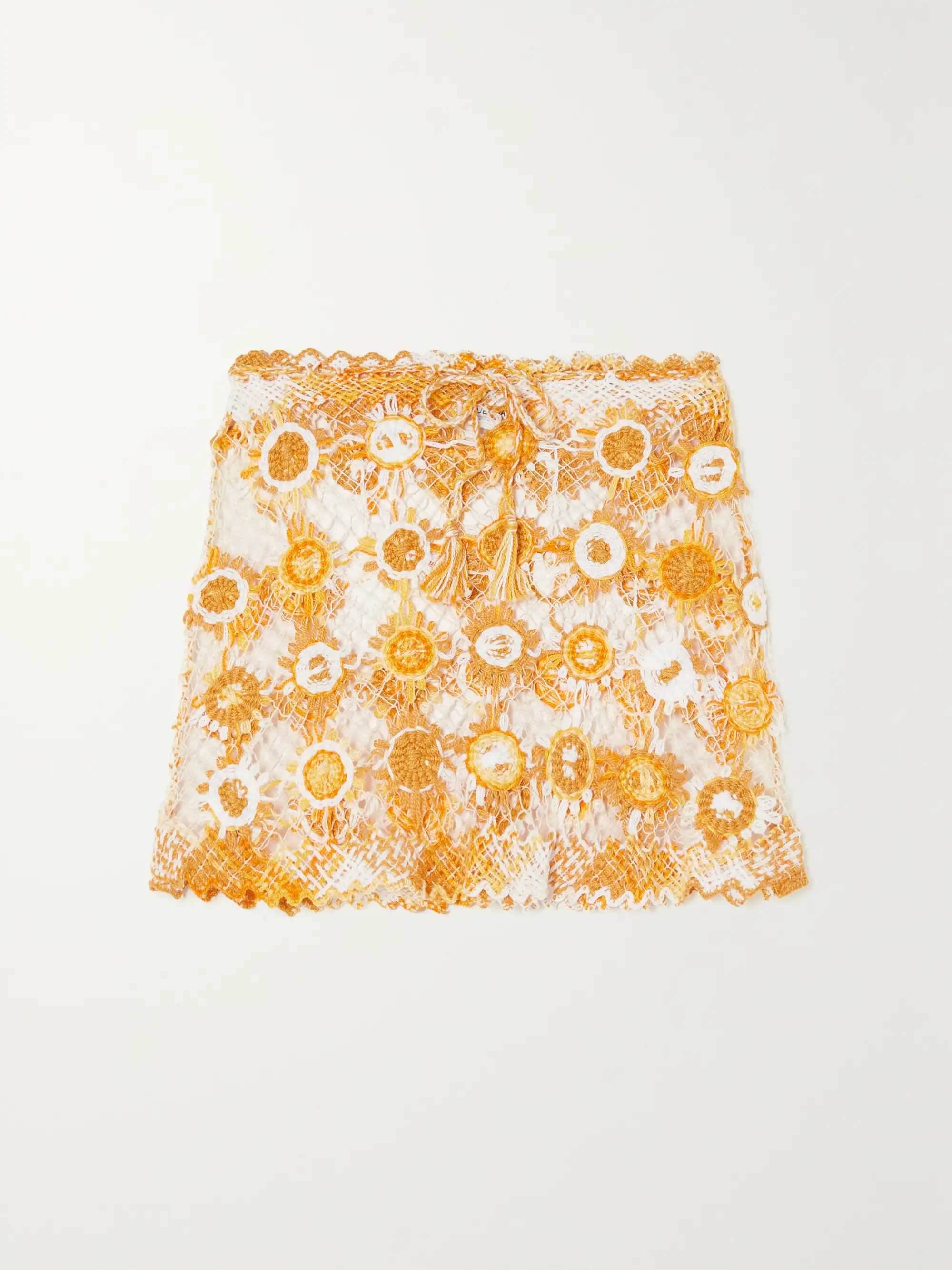 + NET SUSTAIN Telma crocheted cotton mini skirt | NET-A-PORTER (UK & EU)