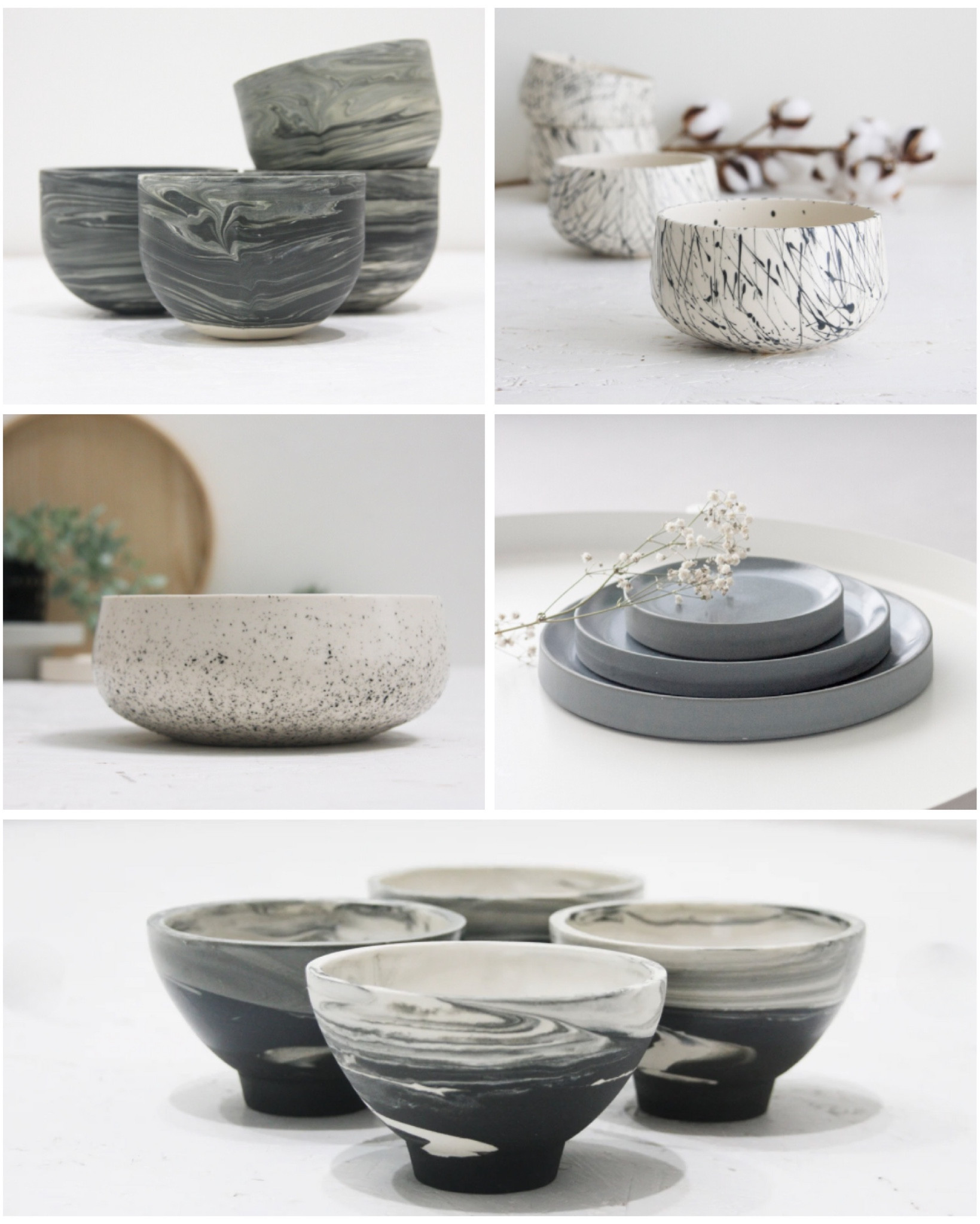 Neutral pattern + gray modern minimalist bowls and serving pieces. Handmade ceramic pieces. Home trend, housewarming gift, wedding gift.

#LTKGiftGuide #LTKFindsUnder100 #LTKHome